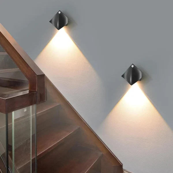 Magnetic LED Motion Sensor Wall Sconces 2pcs