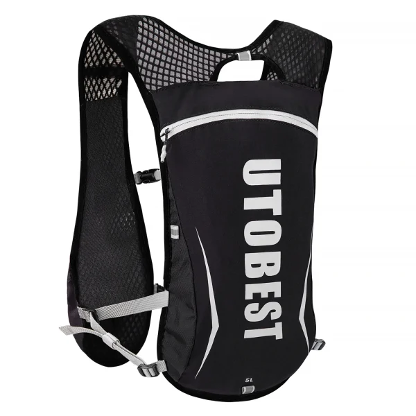 5L UTOBEST Lightweight Trail Running Backpack with 1.5L Water Bladder