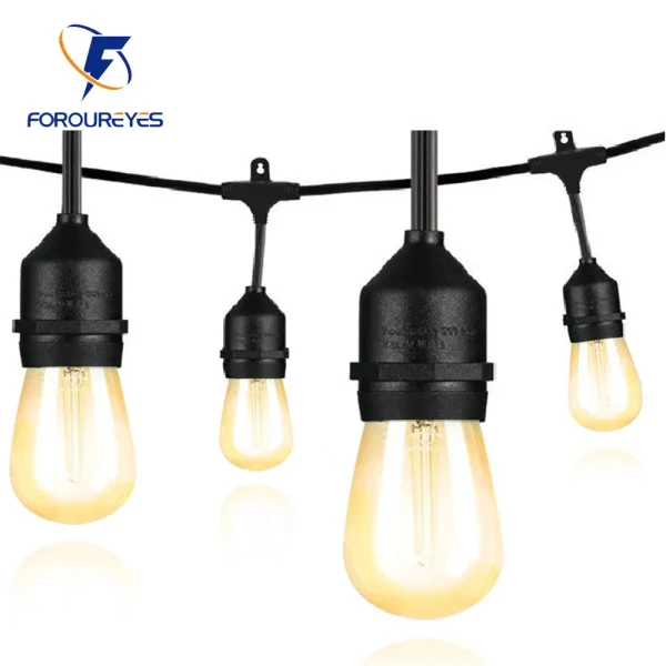 S14 Bulb Connectable Festoon LED Lights 10 to 30m