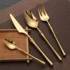 4pcs Mirror Gold