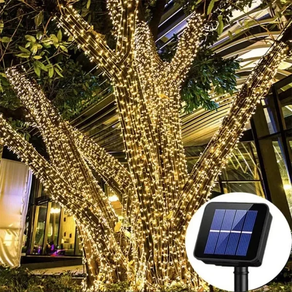 Decorative Garland Solar String LED Lights