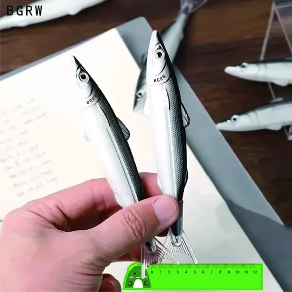 Simulation Fish Ballpoint Pen 0.5mm 2pcs