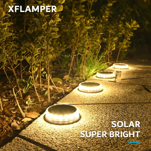 LED Solar Pathway Lights Decorative 4pcs
