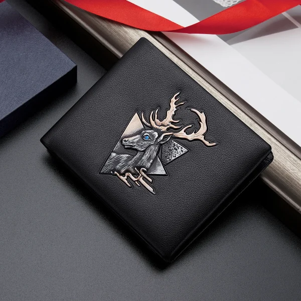 Leather Wallet Vintage Designer Card Holder Wallet