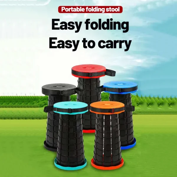 Collapsible Retractable Portable Lightweight Stool