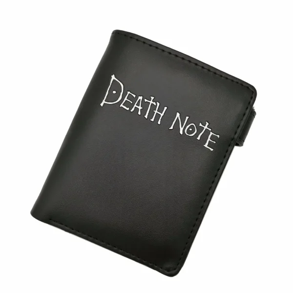 Death Note Anime Black Leather Wallet Men