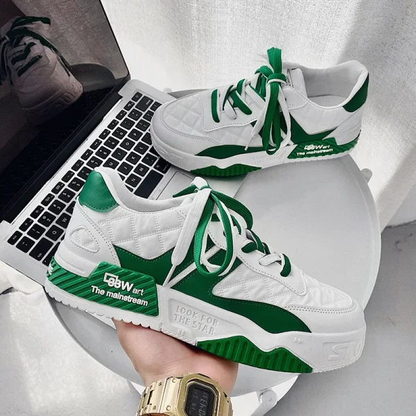 Designer Two-tone Lace Up Shoes for Men