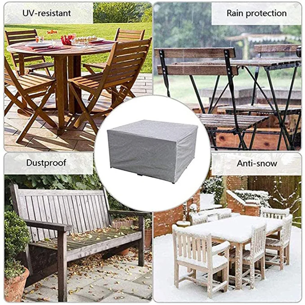Heavy-Duty RAIN UV SNOW DUST proof Waterproof Garden Furniture Cover