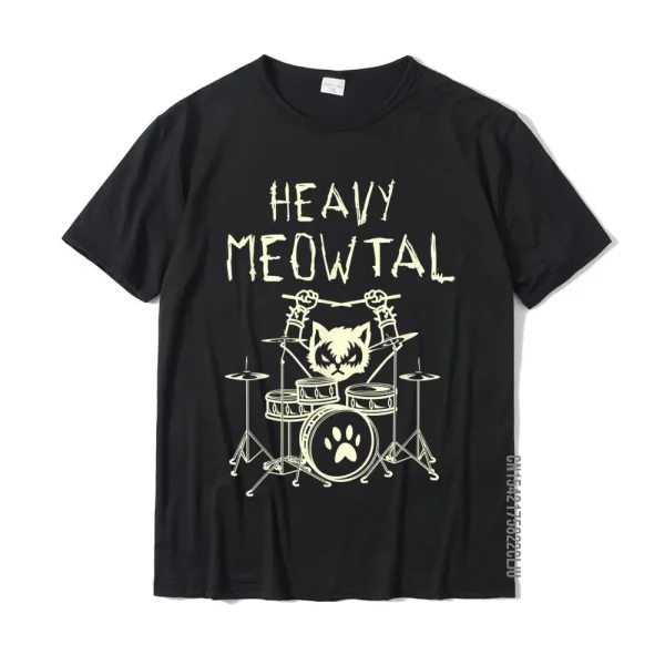 Heavy Meowtal Cat T-Shirt