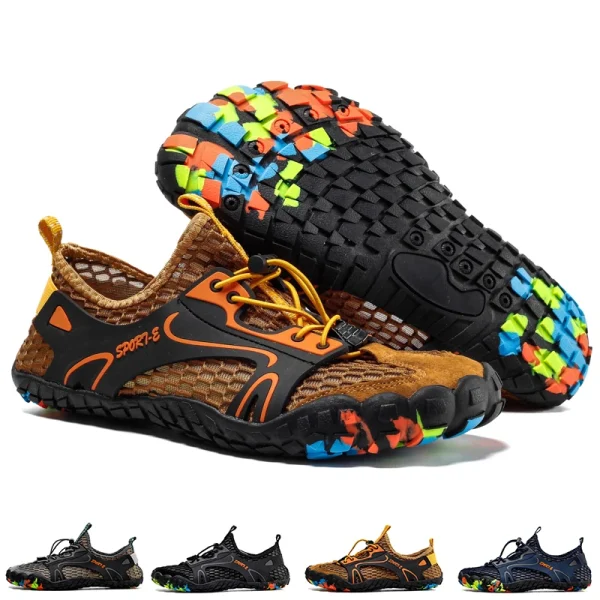 Summer Breathable Waterproof Hiking Shoes for Men