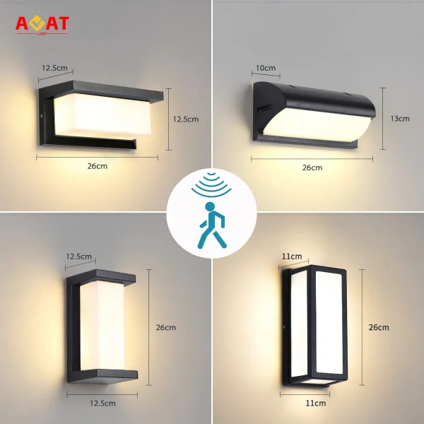 IP65 Motion Sensor LED Light Outdoor Wall Light