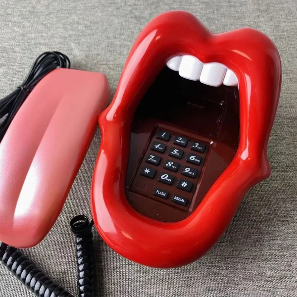 Big Tongue Red Mouth Telephone Phone