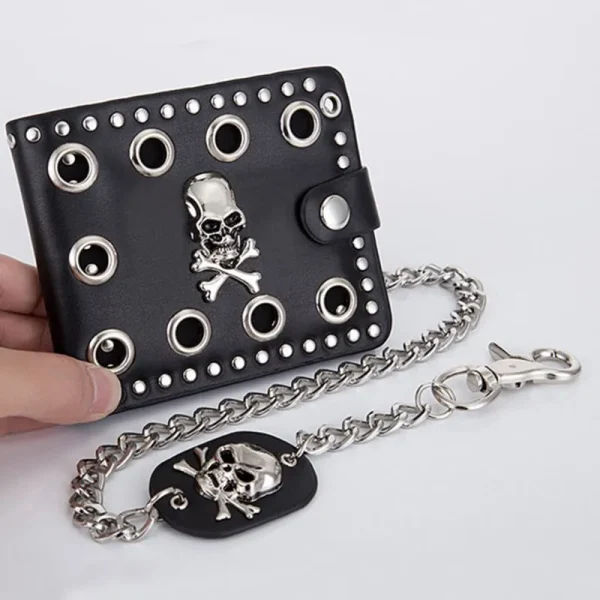 Punk Gothic Western Skull Wallet