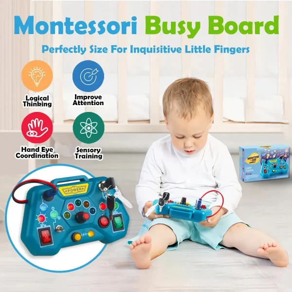 Montessori Sensory Busy Board