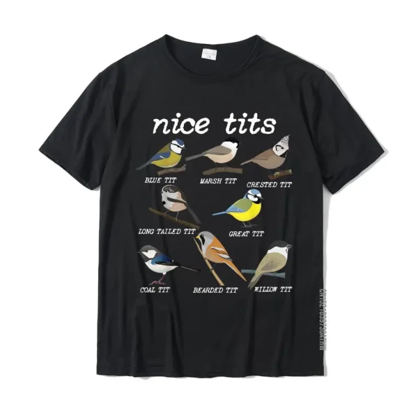 Nice Tits Funny Bird Watching T-Shirt