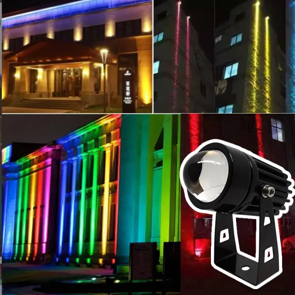 RGB Remote Beam Spotlight LED Wall 5-12W