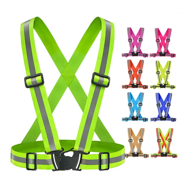 Running Reflective Vest Adjustable Lightweight Waterproof UK