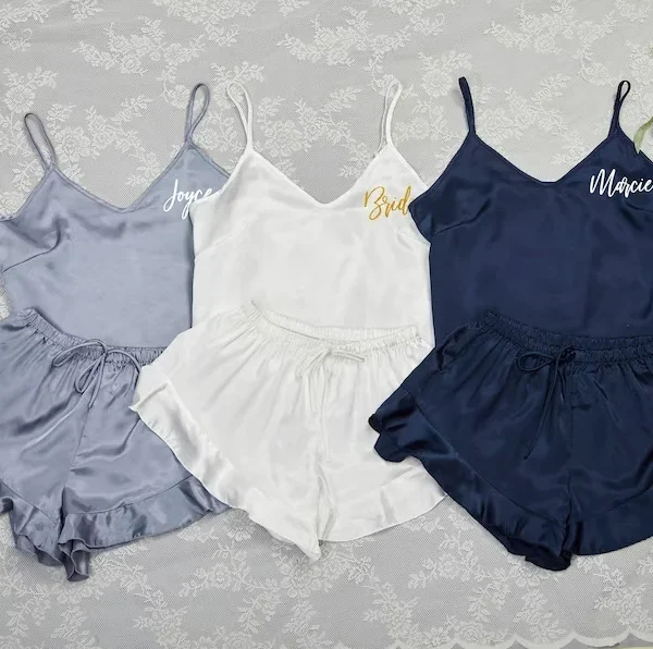 Personalized Bridesmaid Bachelorette Party Pjs
