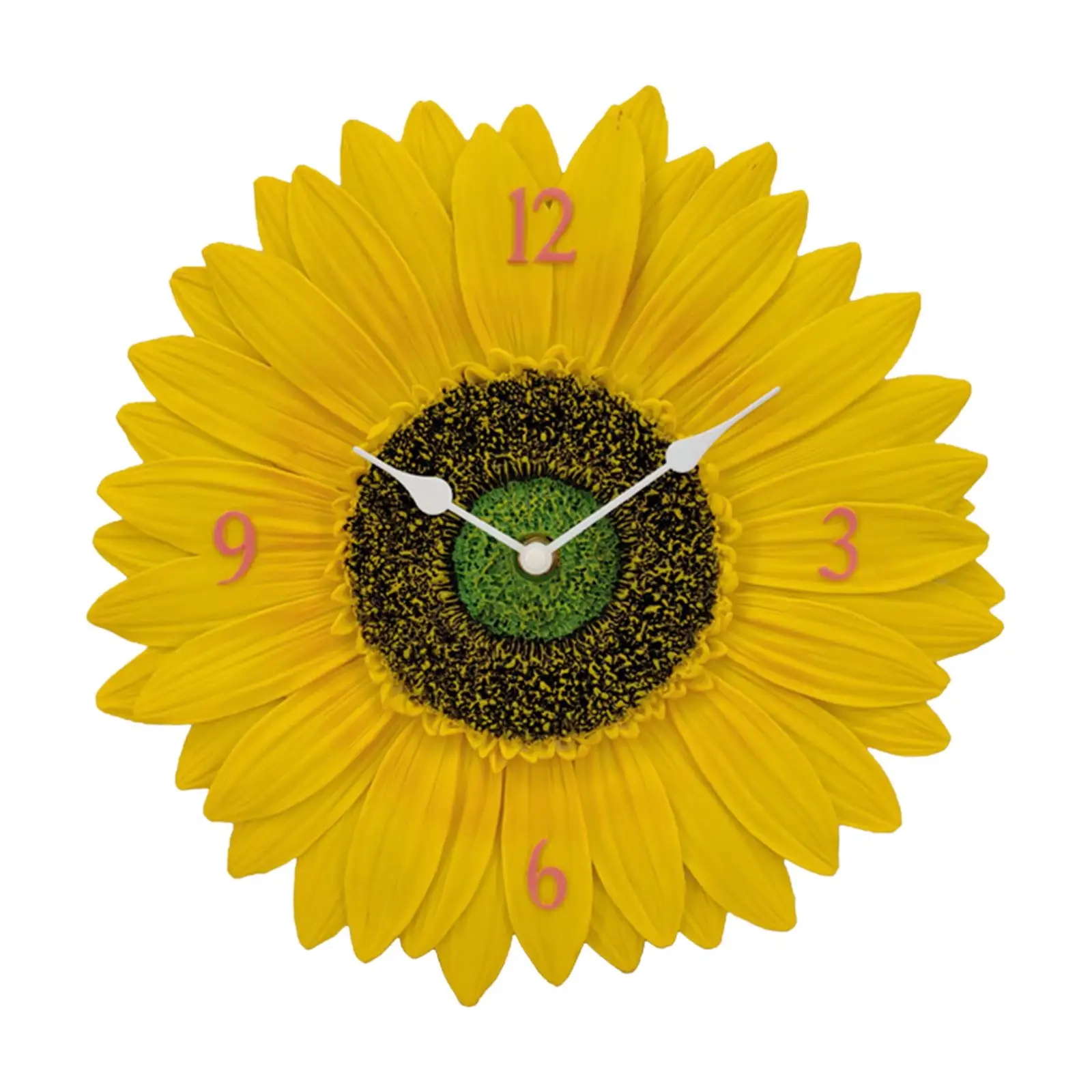 Sunflower outdoor wall clock decorative 
