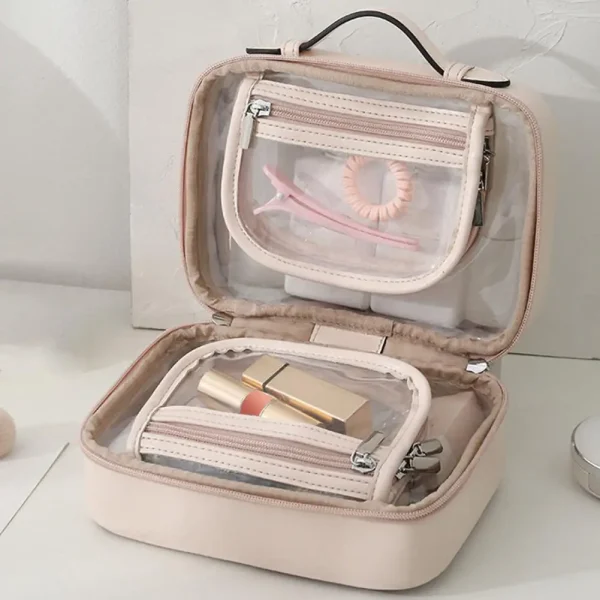 Double Layer Lightweight Travel Toiletry Organizer Bag