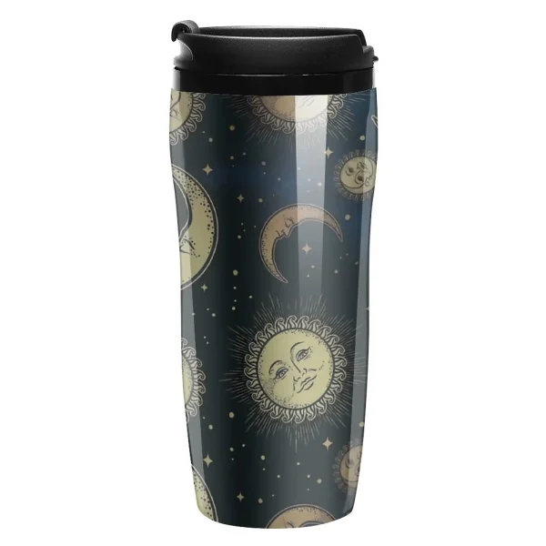 Vintage Astrology Sun Moon Coffee Mug 350ml