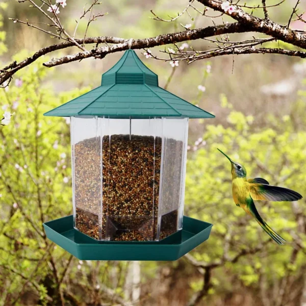 Waterproof Bird Feeder UK Hanging Outdoor Bird Feeding House