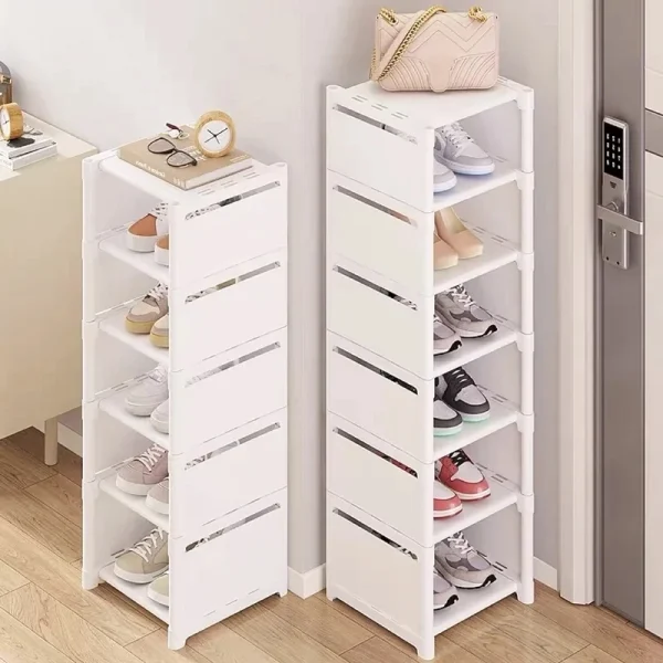 Foldable Shoe Rack Organizer Corner Shoes Shelf