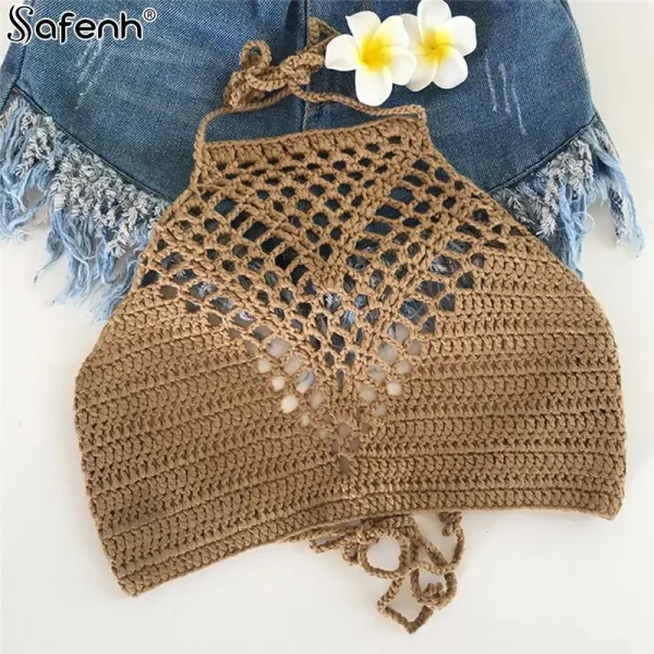 Summer Short Vest Crochet Crop Top