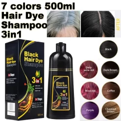 3in1 Shampoo that Colours Hair Black