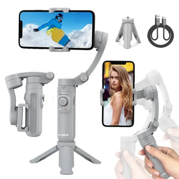 Pro 3-Axis Gimbal Stabilizer for Smartphone Foldable Handheld
