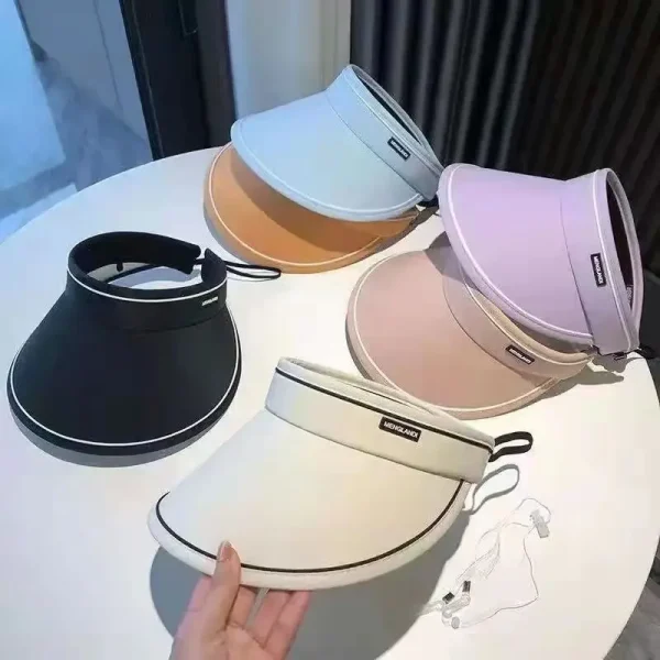 Women Foldable Sporty Hat Empty Top Sun Hat