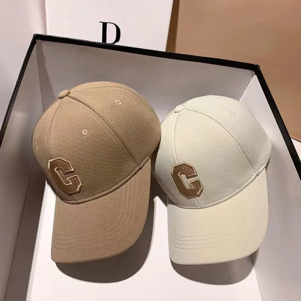 C Letter Embroidered Baseball Cap
