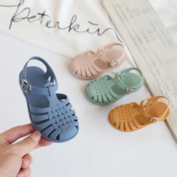 Summer Baby Jelly Shoes Gladiator Sandals Breathable