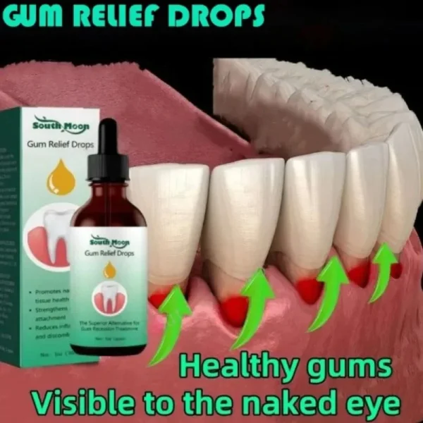 Gum Repair Drops Relieve Receding Gingival Swelling Gum