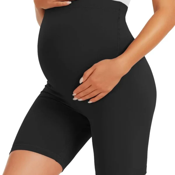 Maternity Cycling Shorts High Waist Sports Shorts
