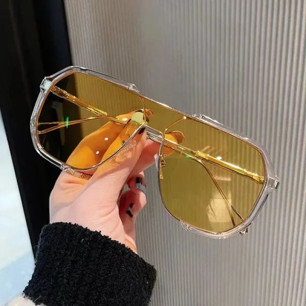 Unique Oversized Sunglasses Women 2024 UV400