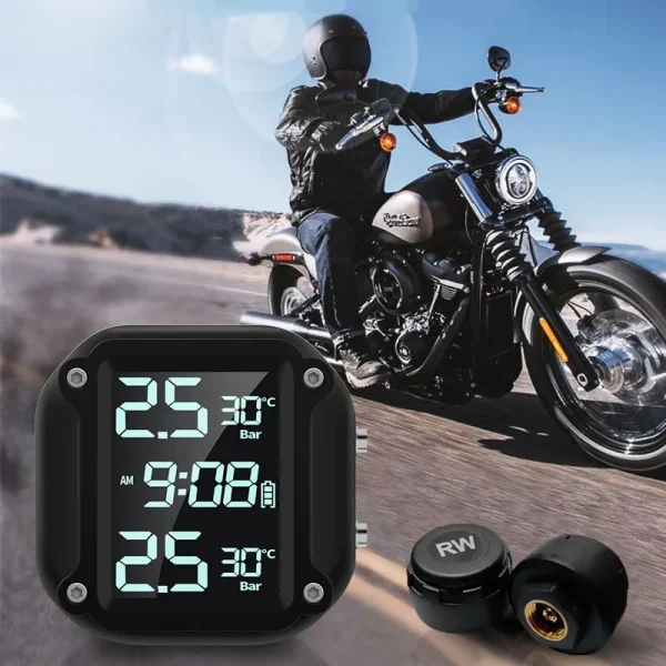 Motorcycle Tire Pressure Monitor Digital