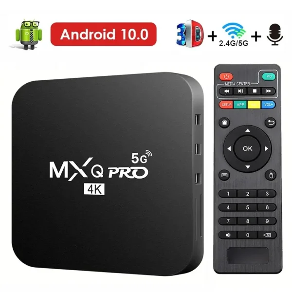4K HD Android Smart TV Set top Box 2.4/5G Dual-WIFI