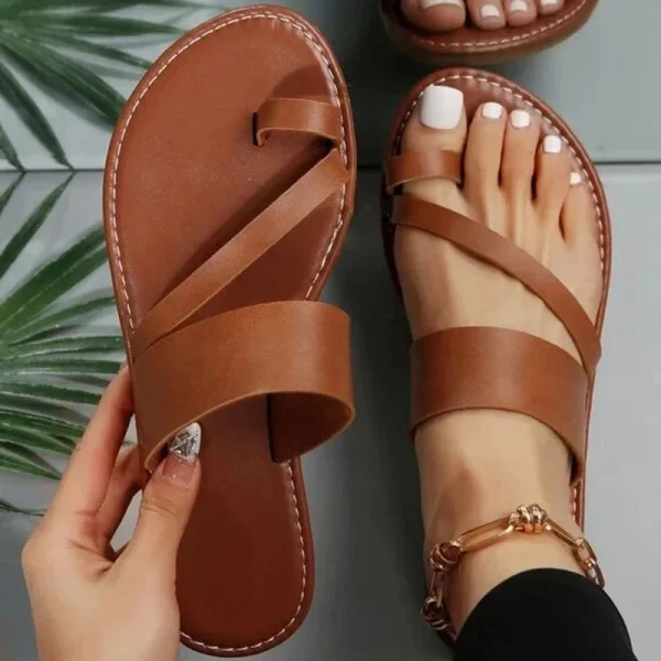 Women Minimalist Thong Summer Beach Sandals