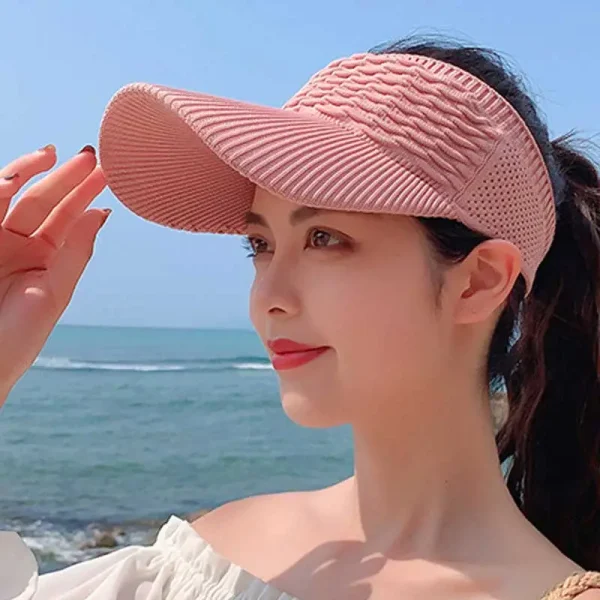 Empty Top Summer Large Brim Hat