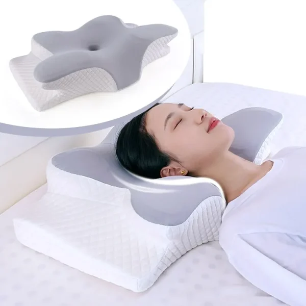 Butterfly Shaped Neck Memory Foam Cervical Orthopedic Pillow
