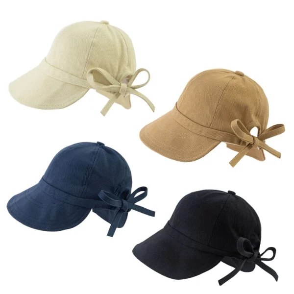 Knot Women Summer Sunhat Foldable Adjustable Cap