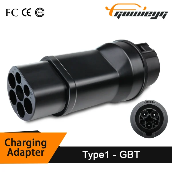 Type1 to GBT Adaptor 32A SAE J1772 to GBT EV Charger Adaptor
