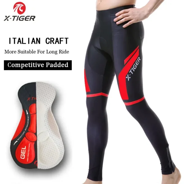 5D Gel Pad Cycling Pants Lycra