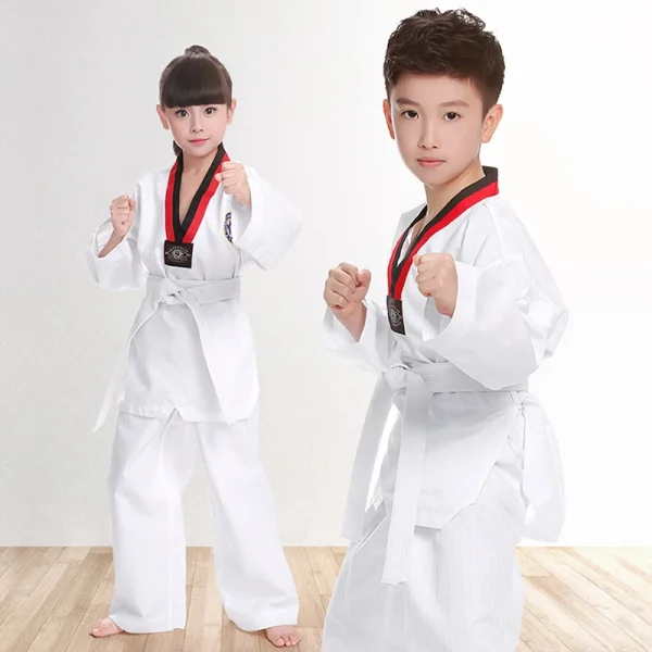 White Taekwondo Karate Judo Uniform