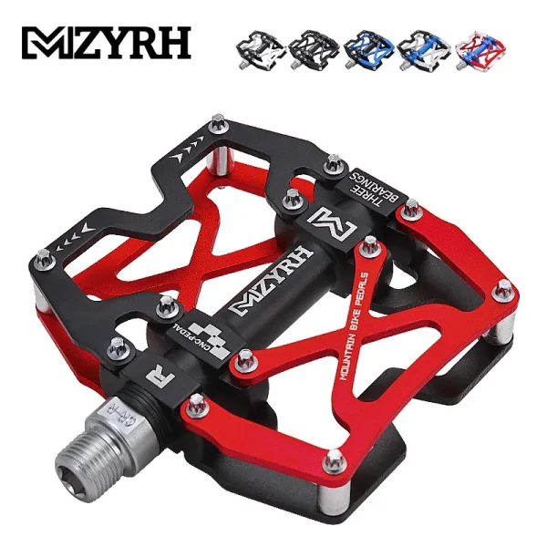 Ultralight Aluminum 3 Bearings Bicycle Flat Platform Pedals