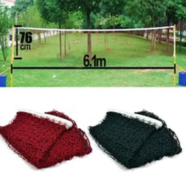 6.1mX0.76m Sport Tennis Volleyball Shuttlecock Badminton Training Net Net