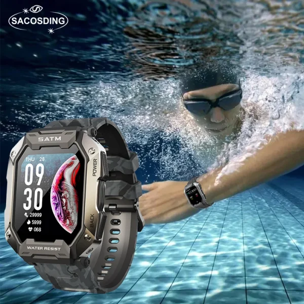 Waterproof Swimming Smartwatch HD 5ATM