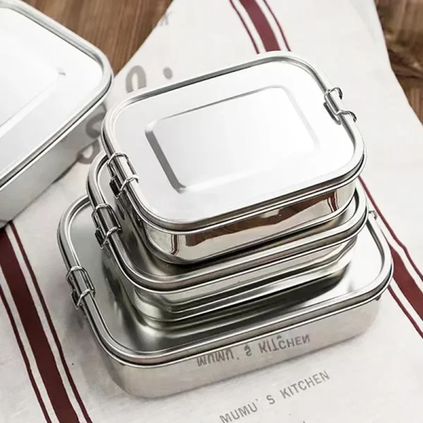 304 Stainless Steel Square Lunch Box