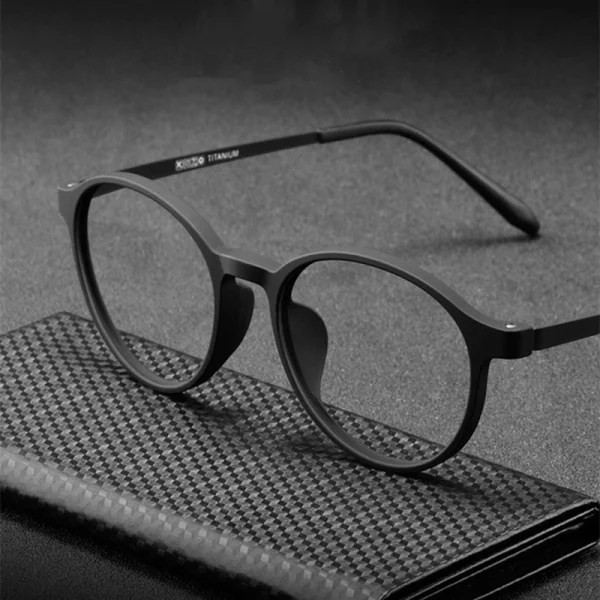 Ultralight Anti Blue Light Reading Glasses Rubber Titanium Round Photochromic Presbyopic diopter +0 to 600